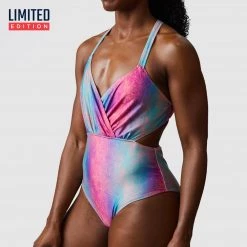 Born Primitive Isle One Piece Swimsuit (Fluorescent Festival)