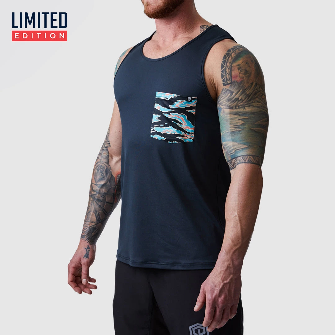 Born Primitive New Arrivals The Athleisure Pocket Tank (Black- Miami Tiger Stripe) 3 Born Primitive New Arrivals The Athleisure Pocket Tank (Black- Miami Tiger Stripe)