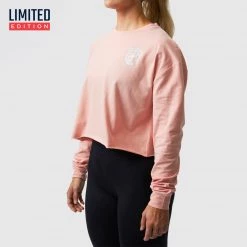 Born Primitive Limited Edition The Training Crop Long-Sleeve (Rose Blossom)
