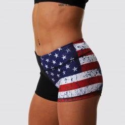 Born Primitive Double Take Booty Shorts 2.5 (Patriot Edition)