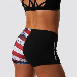 Born Primitive Double Take Booty Shorts 2.5 (Patriot Edition)