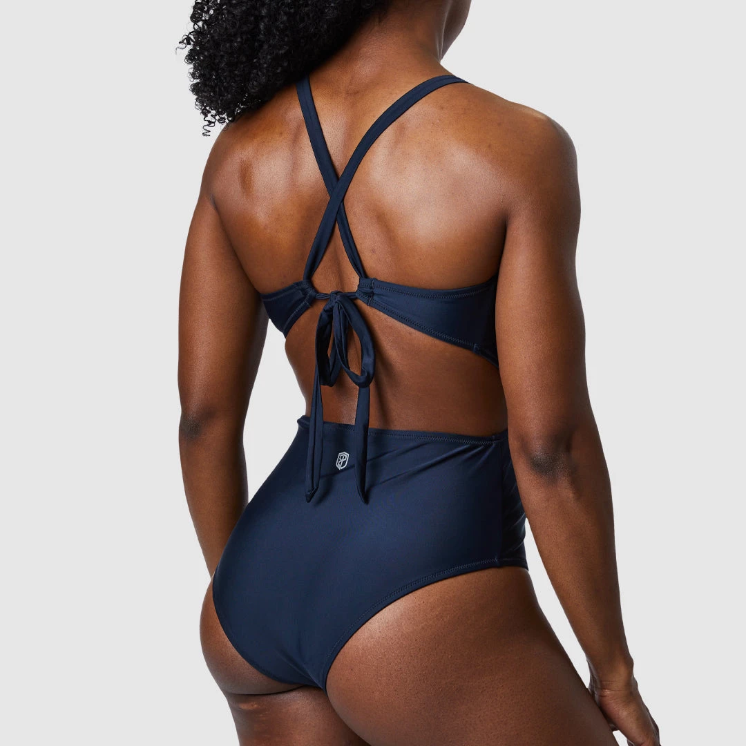 Born Primitive Isle One Piece Swimsuit (Navy) New Arrivals 4 Born Primitive Isle One Piece Swimsuit (Navy) New Arrivals