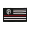 Born Primitive Velcro Flag Patch (Thin Red Line Edition) Patriotic