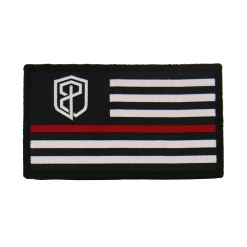 Born Primitive Velcro Flag Patch (Thin Red Line Edition) Patriotic