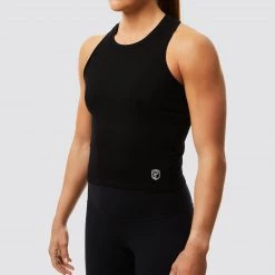 Born Primitive The Everyday Crop (Black) T-Shirts & Tanks