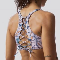 Born Primitive The Primitive Bikini Top (Water Lillies Navy) Clearance Vault